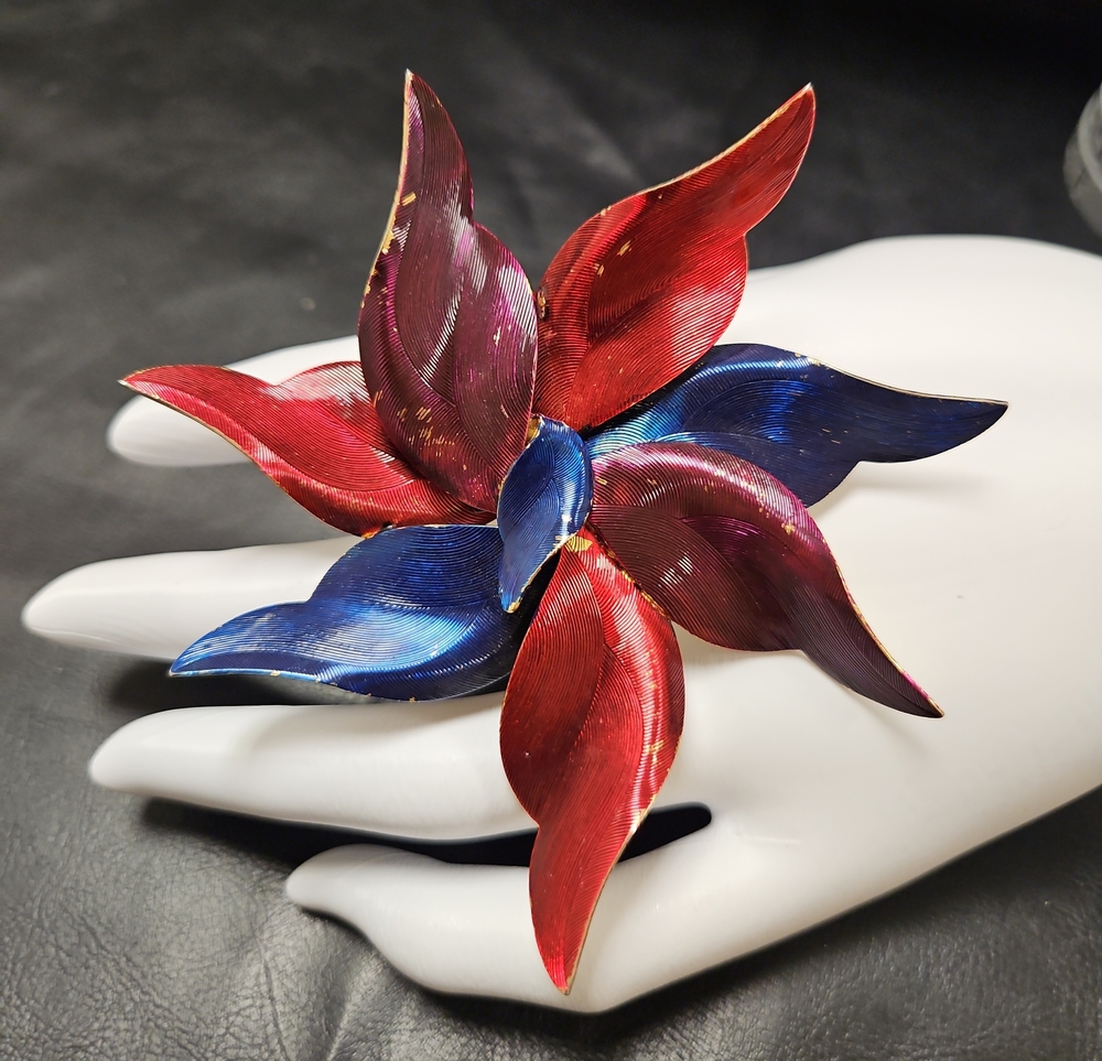 Handcrafted Castlecliff Floral Brooch